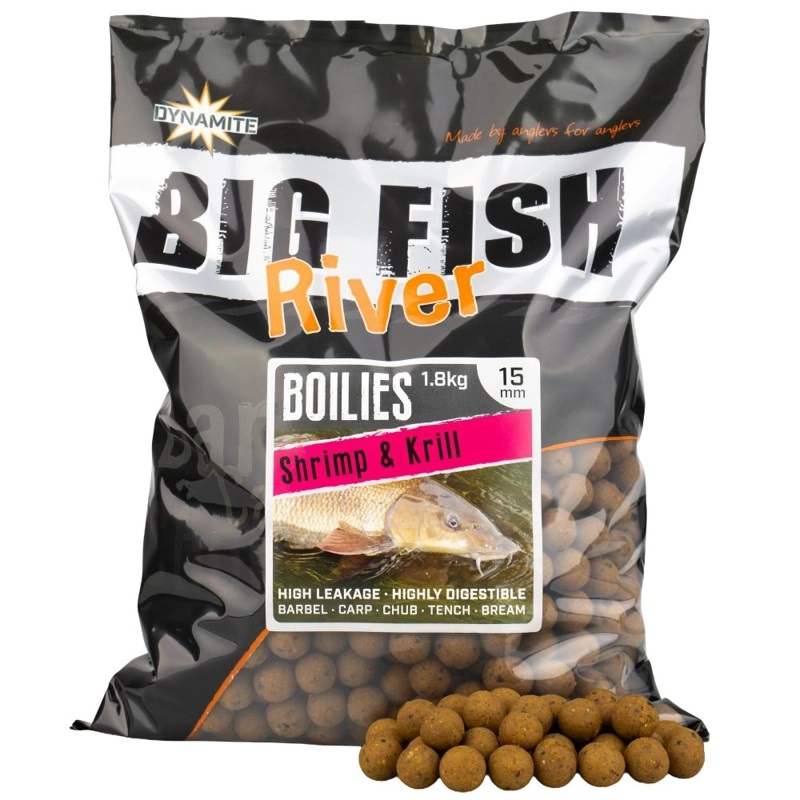 dynamite big fish river shrimp and krill boilies 1.8kg-1